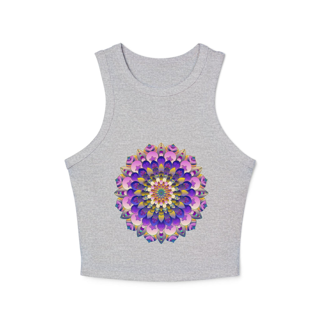 Bohemian Mandala Racerback Tank Top Tank Top - Blululi