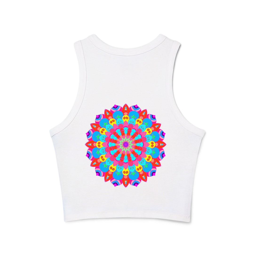 Bohemian Mandala Racerback Tank Top Tank Top - Blululi