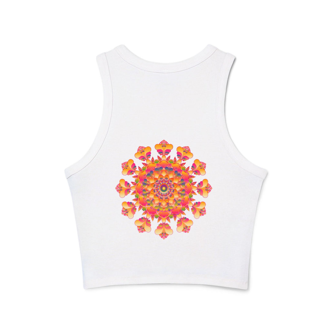 Bohemian Mandala Racerback Tank Top Tank Top - Blululi