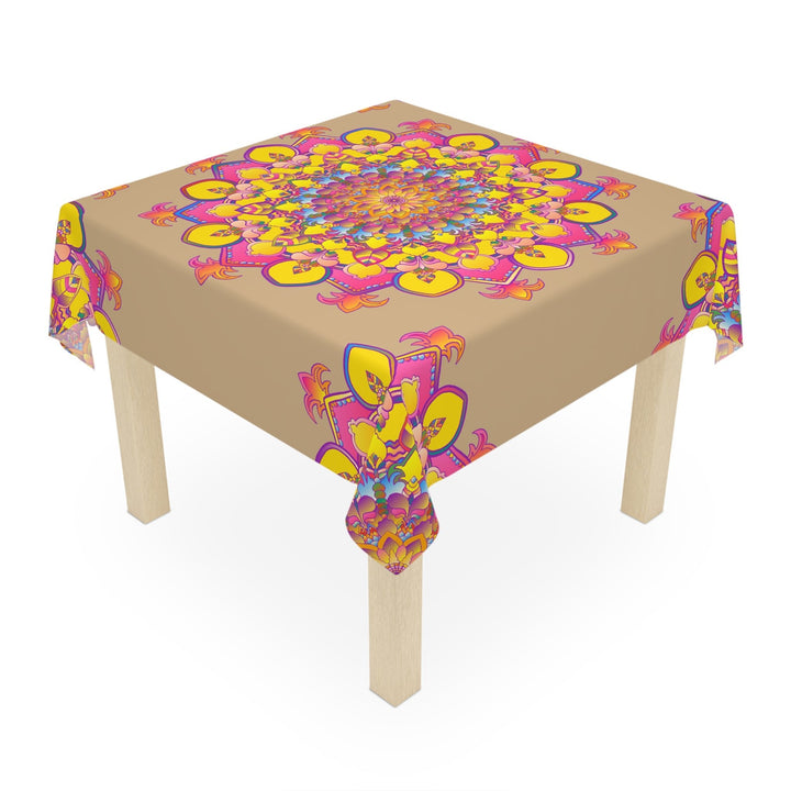 Bohemian Mandala Tablecloth - Colorful Sand Design Home Decor - Blululi