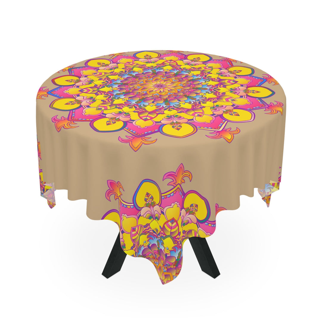 Bohemian Mandala Tablecloth - Colorful Sand Design Home Decor - Blululi