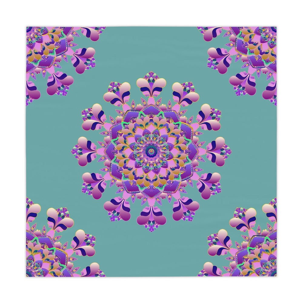Bohemian Mandala Tablecloth - Pink, Purple, Blue Home Decor - Blululi