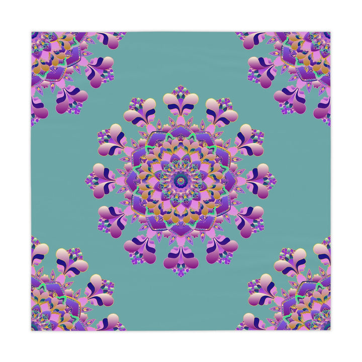 Bohemian Mandala Tablecloth - Pink, Purple, Blue Home Decor - Blululi