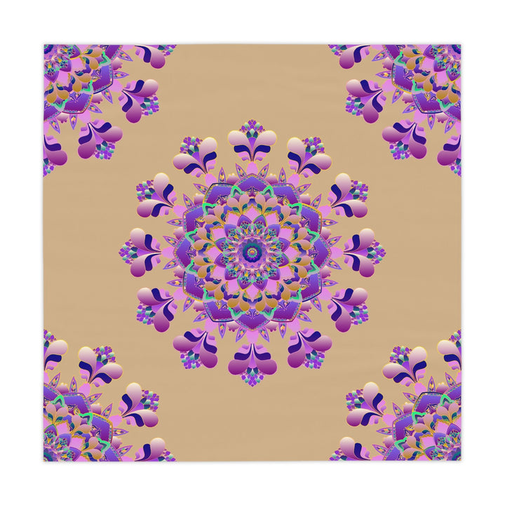 Bohemian Mandala Tablecloth - Pink, Purple, Blue Home Decor - Blululi