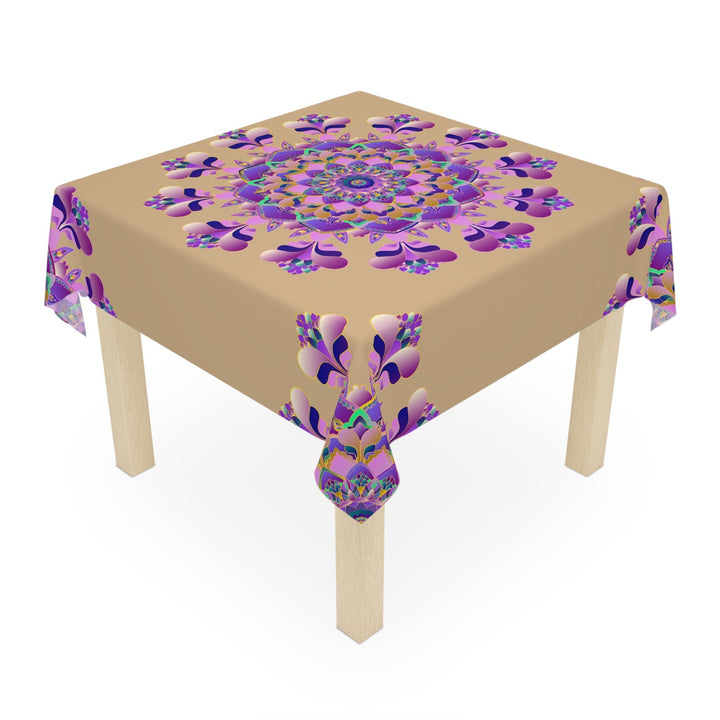 Bohemian Mandala Tablecloth - Pink, Purple, Blue Home Decor - Blululi