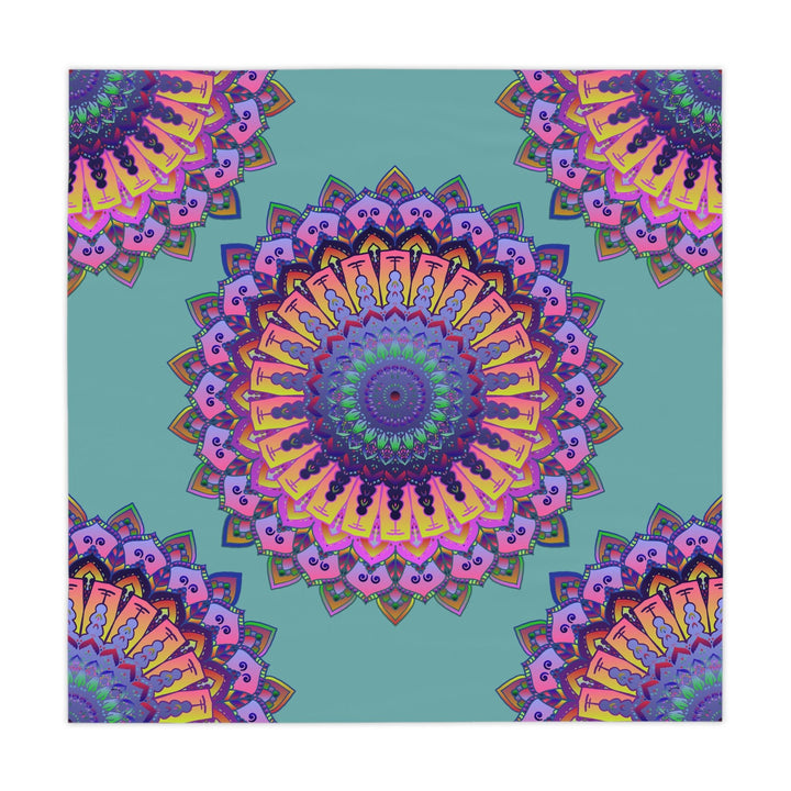 Bohemian Mandala Tablecloth - Sage Green Home Decor - Blululi