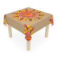 Bohemian Mandala Tablecloth, Sand & Floral Home Decor - Blululi