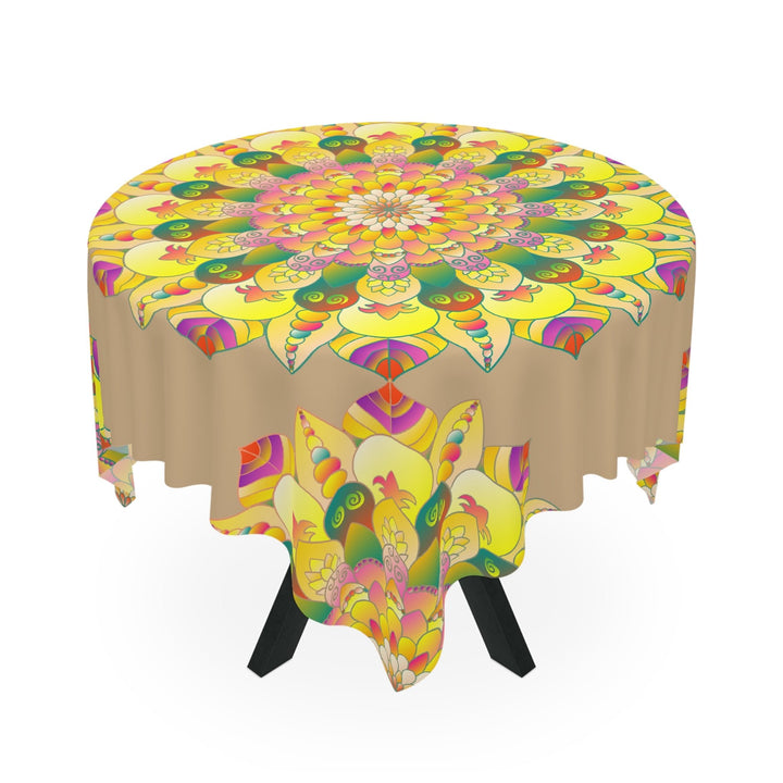 Bohemian Mandala Tablecloth - Sand Home Decor - Blululi