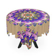 Bohemian Mandala Tablecloth - Vibrant Sand Design Home Decor - Blululi