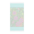 Boho Beach Cloth decorated with Flower Doodle Art - Original Fine Art Hand - Drawn - Blululi