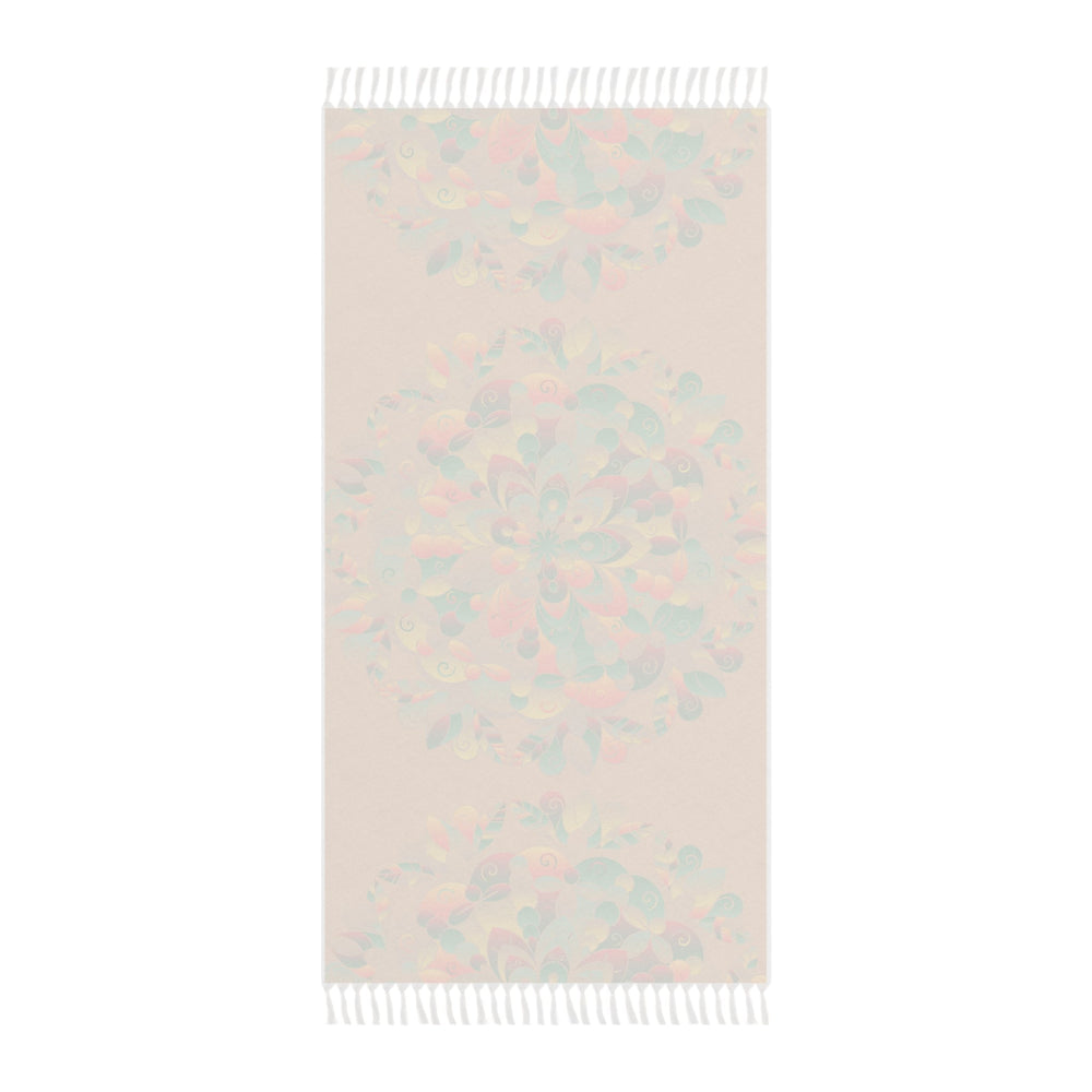 Boho Beach Cloth decorated with Mandala Art - Original Fine Art Hand - Drawn - Dune - Blululi