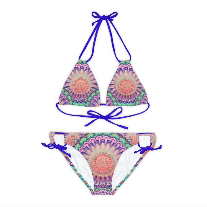 Boho Mandala Bikini Set - Hand Drawn Art All Over Prints - Blululi