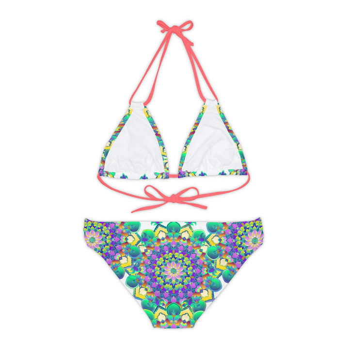 Boho Mandala Bikini Set - Hand Drawn Art All Over Prints - Blululi