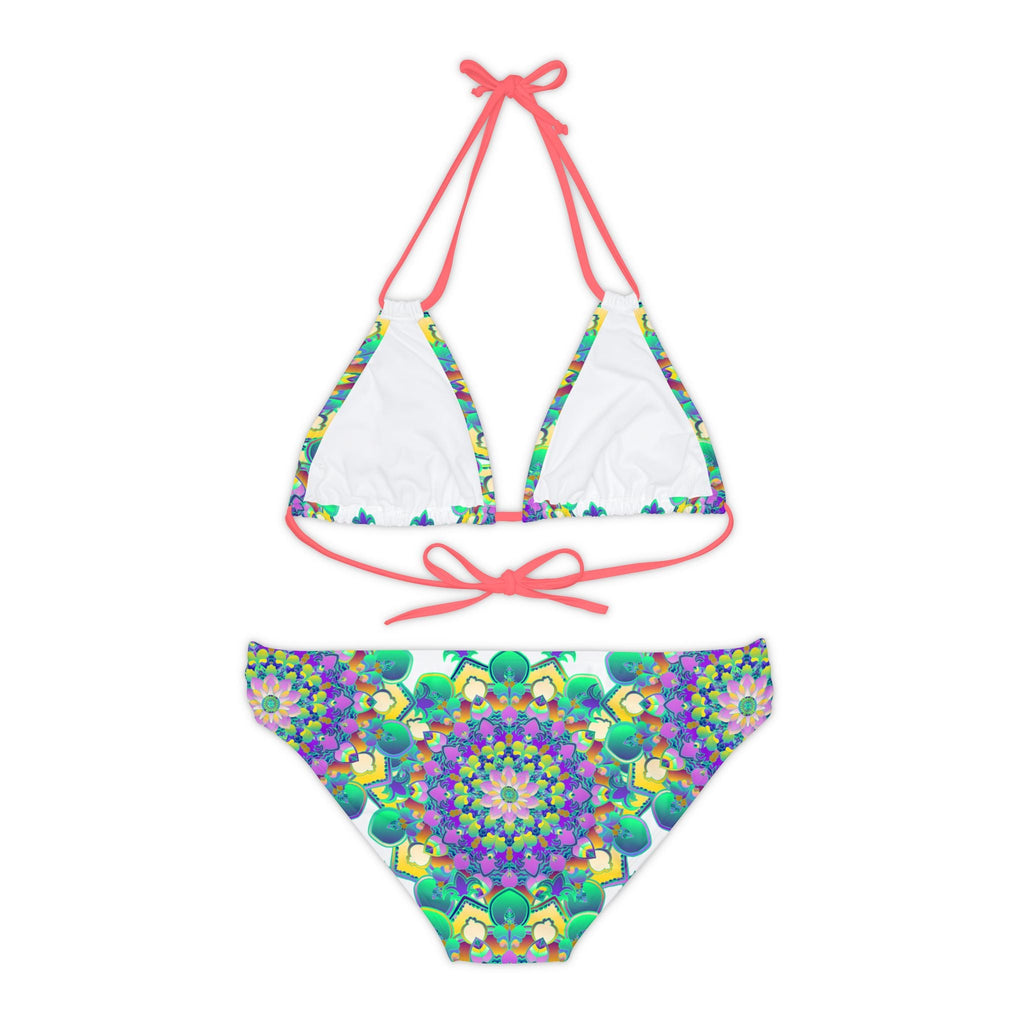 Boho Mandala Bikini Set - Hand Drawn Art All Over Prints - Blululi