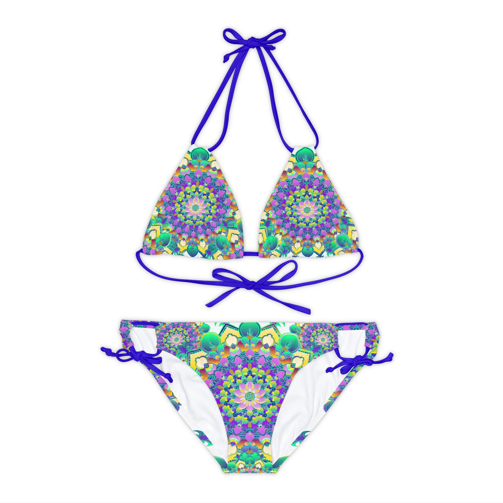 Boho Mandala Bikini Set - Hand Drawn Art All Over Prints - Blululi