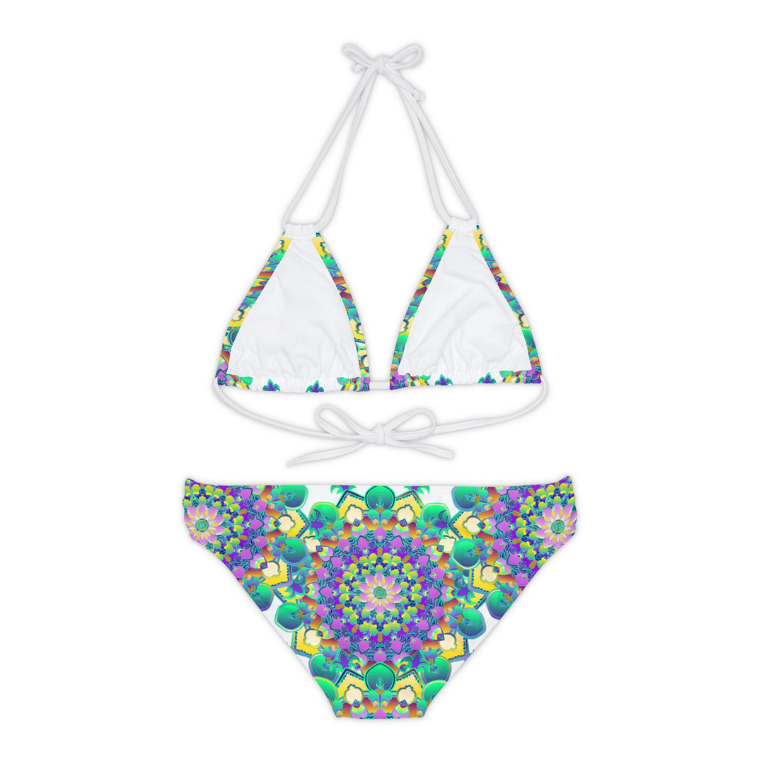 Boho Mandala Bikini Set - Hand Drawn Art All Over Prints - Blululi