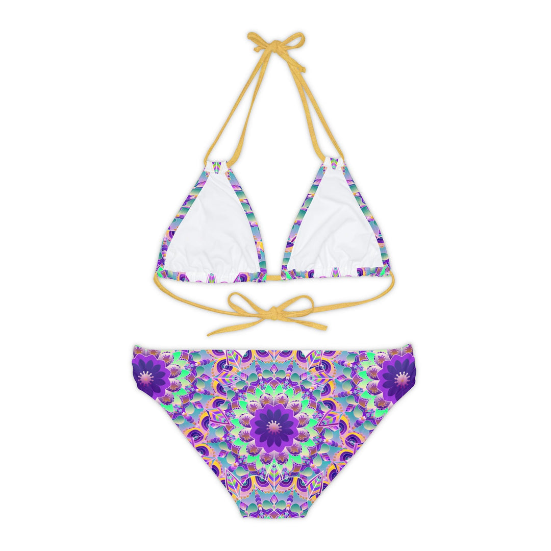 Boho Mandala Bikini Set - Hand Drawn Art All Over Prints - Blululi