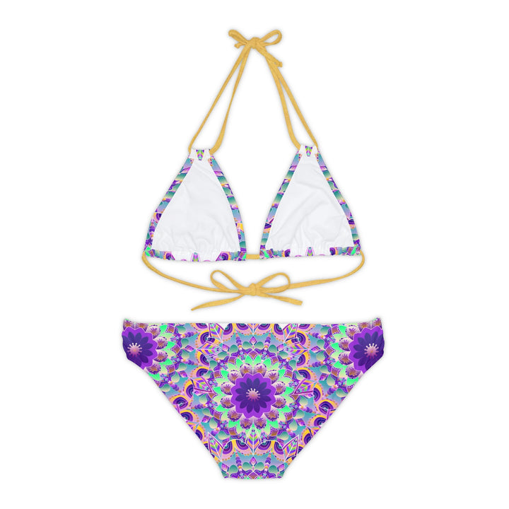 Boho Mandala Bikini Set - Hand Drawn Art All Over Prints - Blululi