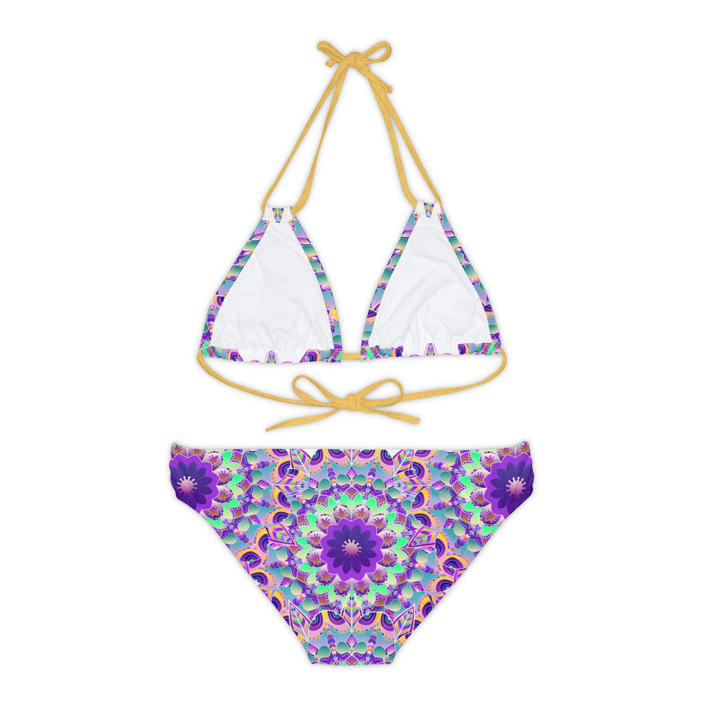 Boho Mandala Bikini Set - Hand Drawn Art All Over Prints - Blululi