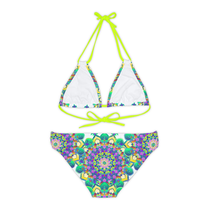 Boho Mandala Bikini Set - Hand Drawn Art All Over Prints - Blululi