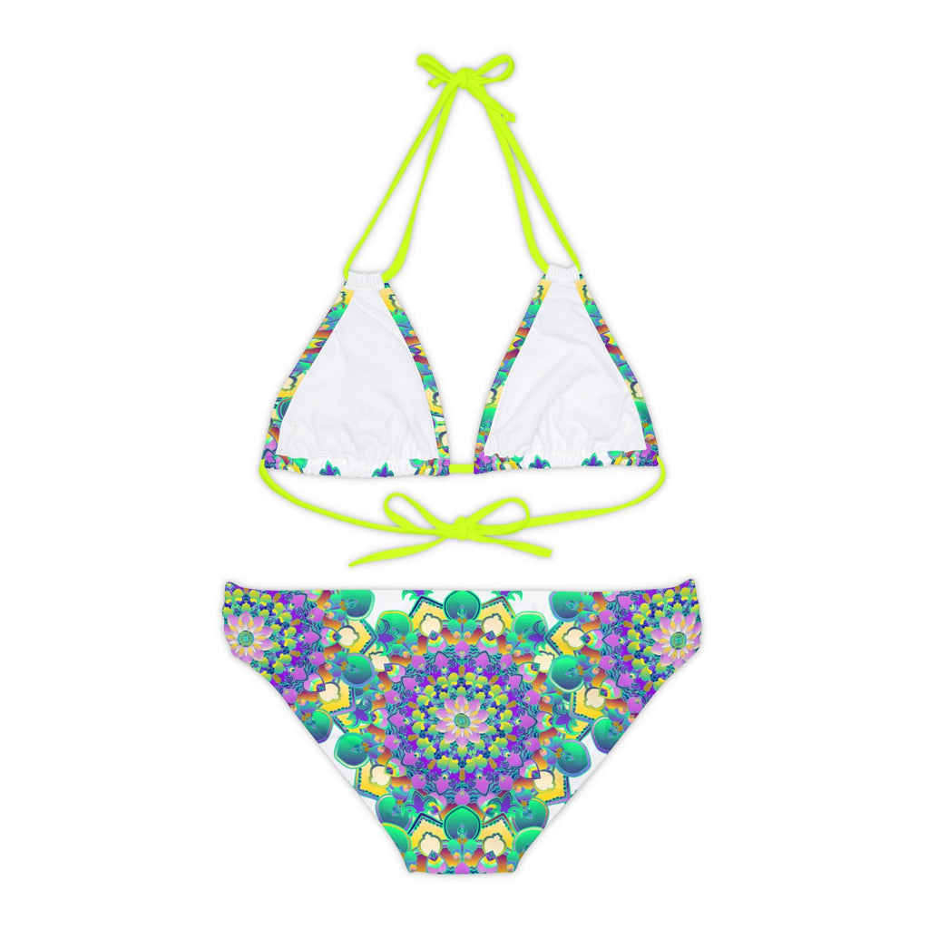 Boho Mandala Bikini Set - Hand Drawn Art All Over Prints - Blululi