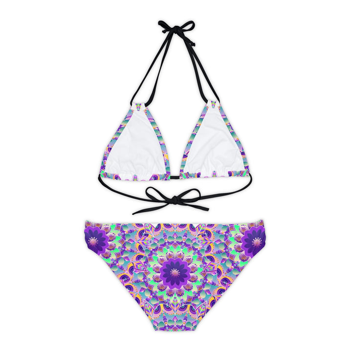 Boho Mandala Bikini Set - Hand Drawn Art All Over Prints - Blululi