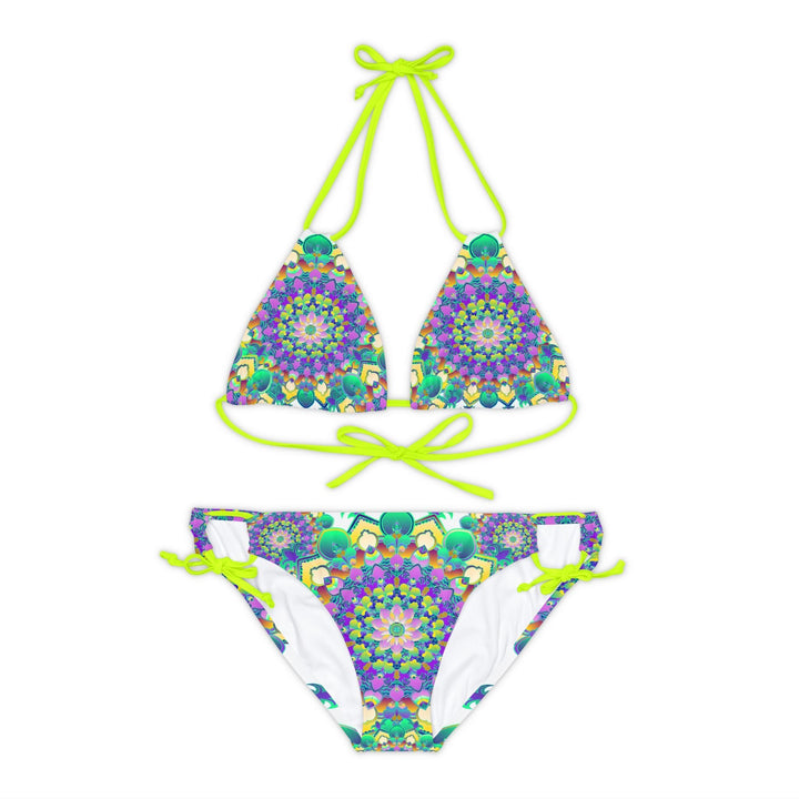 Boho Mandala Bikini Set - Hand Drawn Art All Over Prints - Blululi