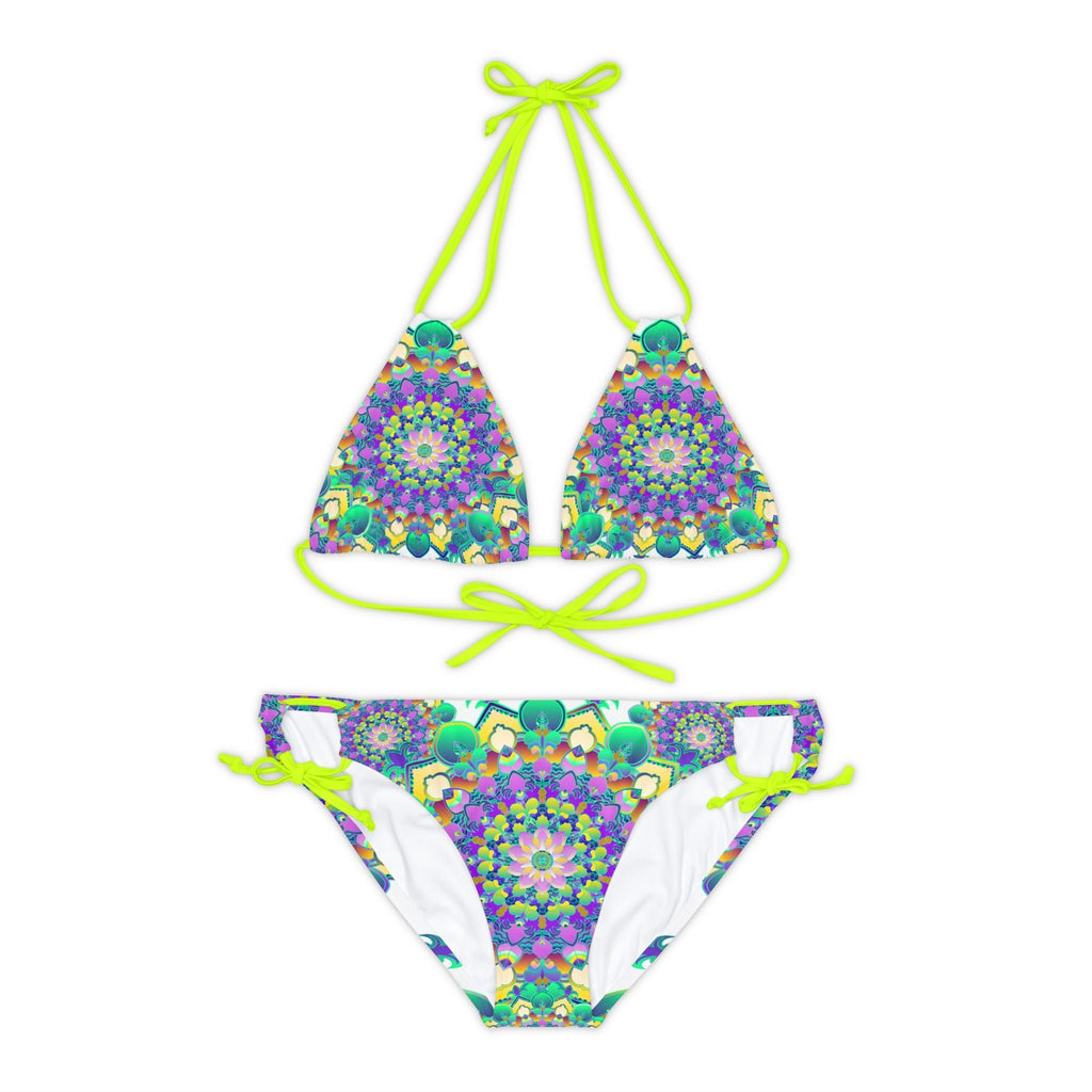 Boho Mandala Bikini Set - Hand Drawn Art All Over Prints - Blululi