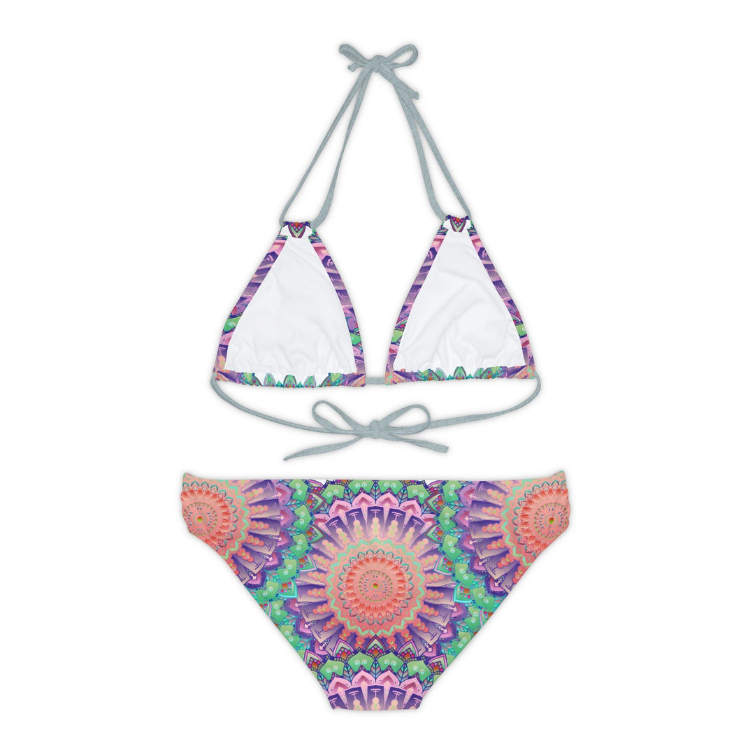 Boho Mandala Bikini Set - Hand Drawn Art All Over Prints - Blululi