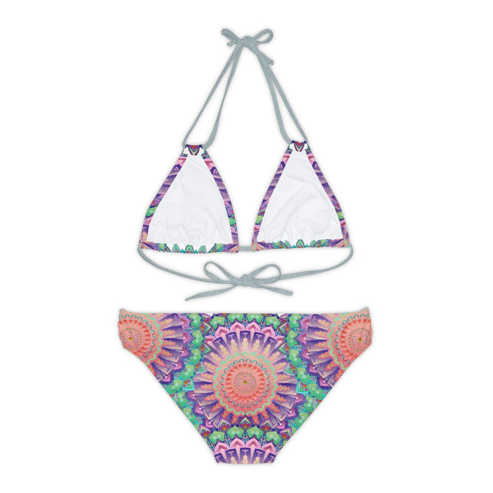 Boho Mandala Bikini Set - Hand Drawn Art All Over Prints - Blululi