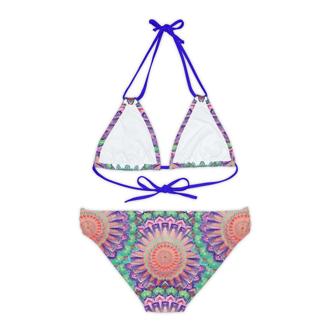 Boho Mandala Bikini Set - Hand Drawn Art All Over Prints - Blululi