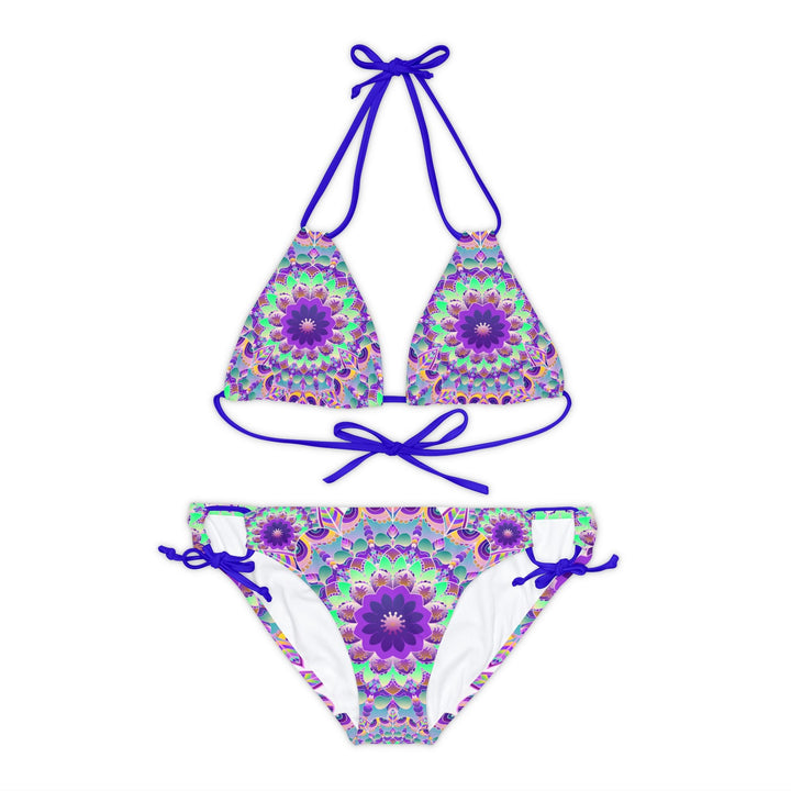 Boho Mandala Bikini Set - Hand Drawn Art All Over Prints - Blululi