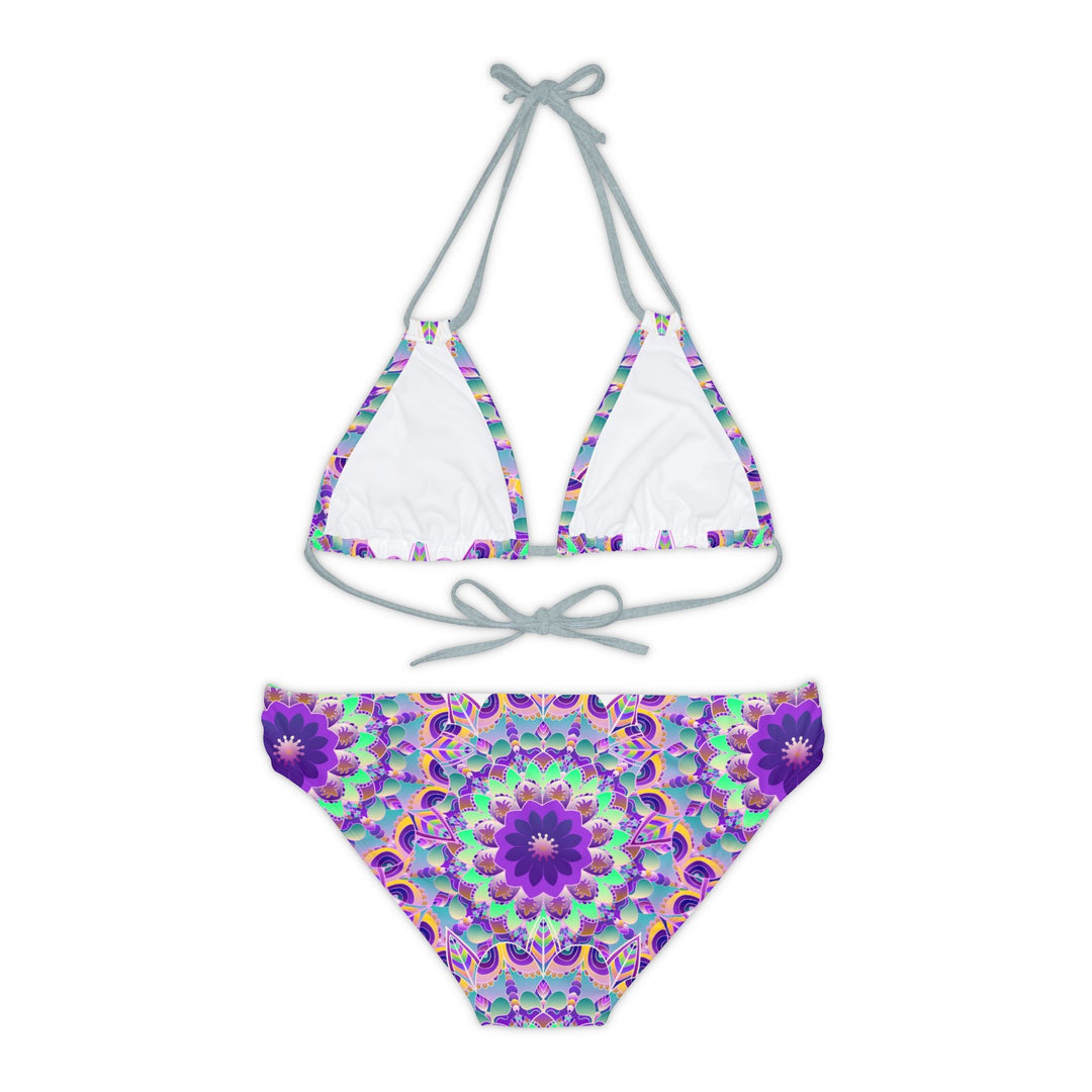 Boho Mandala Bikini Set - Hand Drawn Art All Over Prints - Blululi