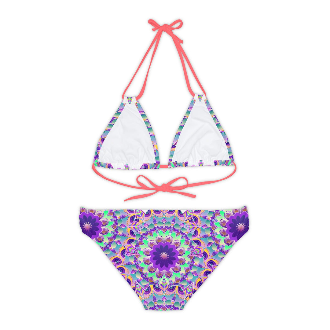 Boho Mandala Bikini Set - Hand Drawn Art All Over Prints - Blululi