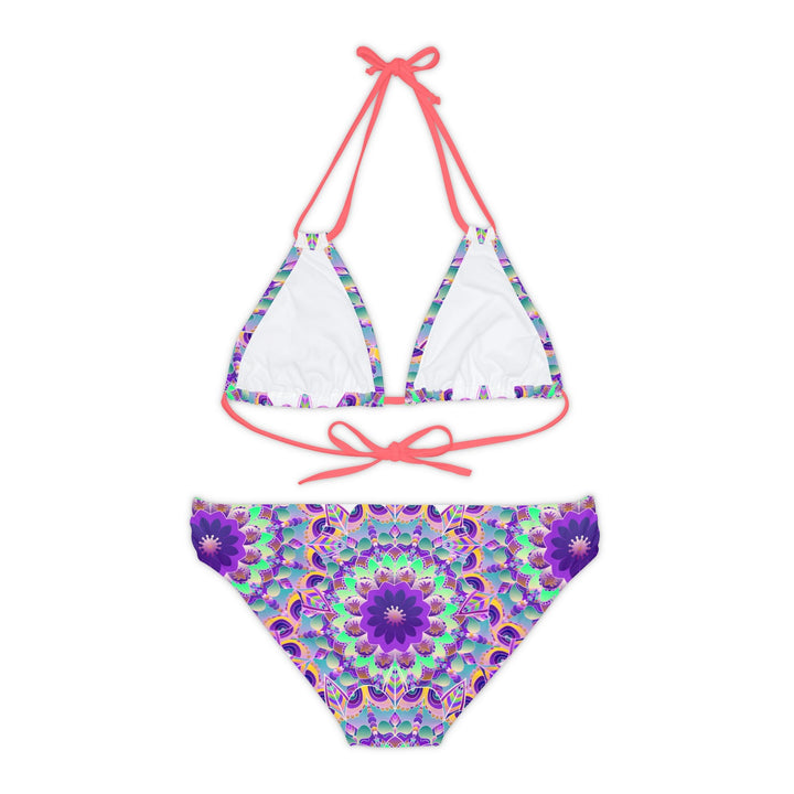 Boho Mandala Bikini Set - Hand Drawn Art All Over Prints - Blululi