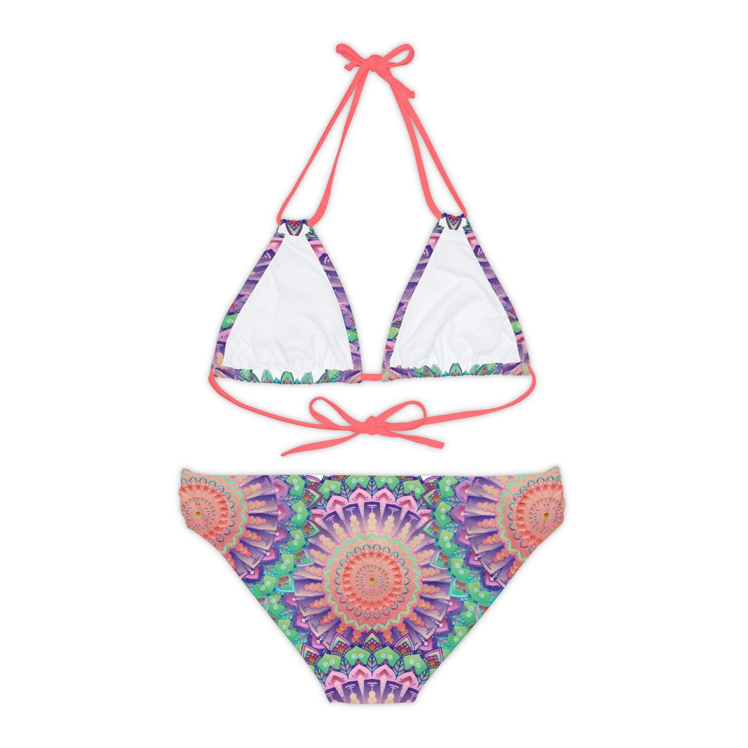 Boho Mandala Bikini Set - Hand Drawn Art All Over Prints - Blululi