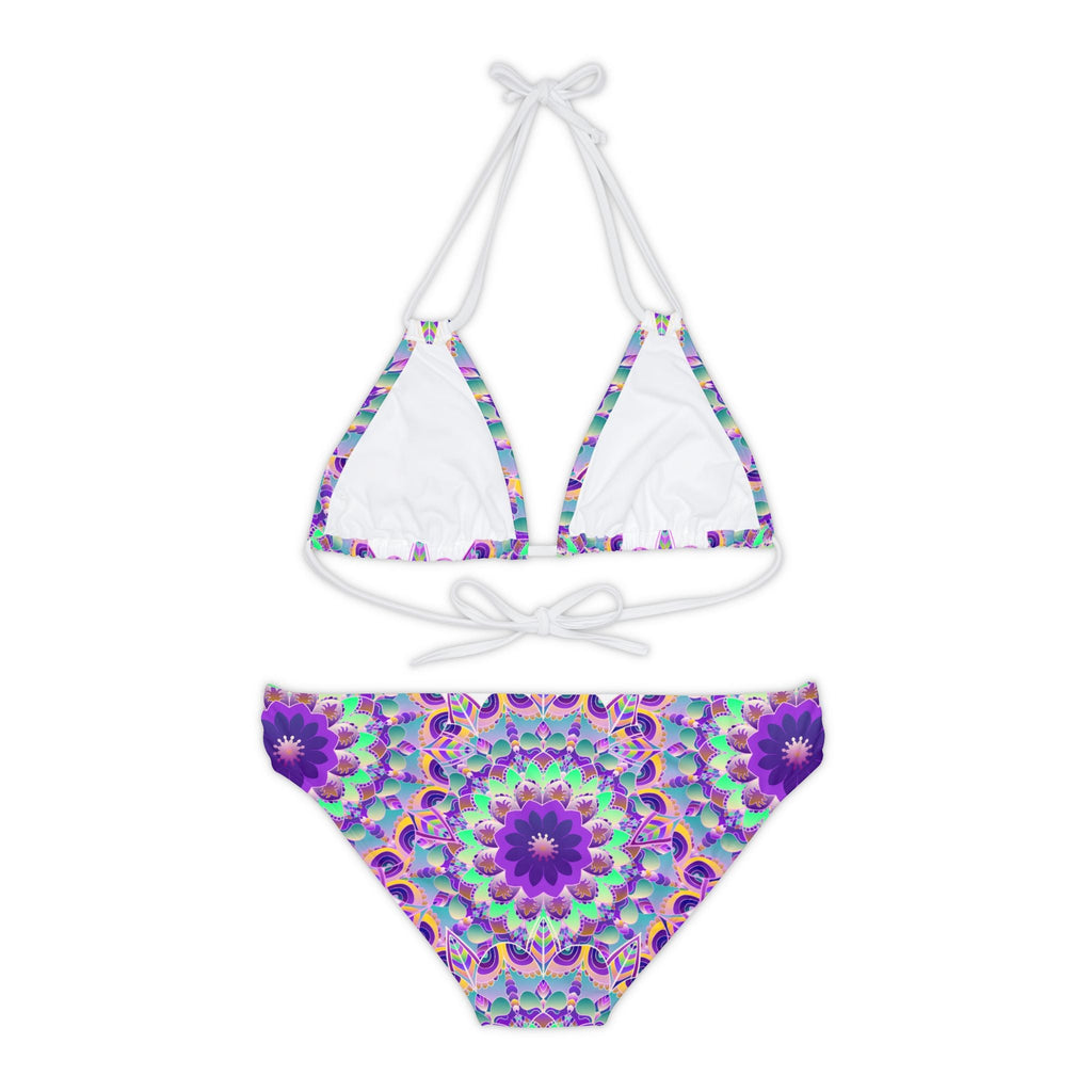 Boho Mandala Bikini Set - Hand Drawn Art All Over Prints - Blululi