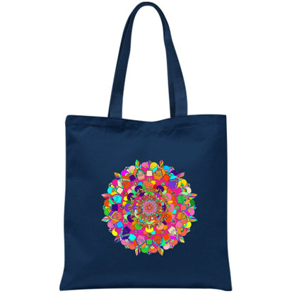 Borsa - Cotton Bag with Hand - Drawn Mandala Art Borsa - Blululi