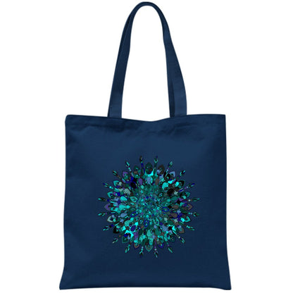 Borsa Cotton Bag with Hand - Drawn Mandala Art Borsa - Blululi