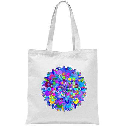 Borsa - Cotton Bag with Hand - Drawn Mandala Art Borsa - Blululi