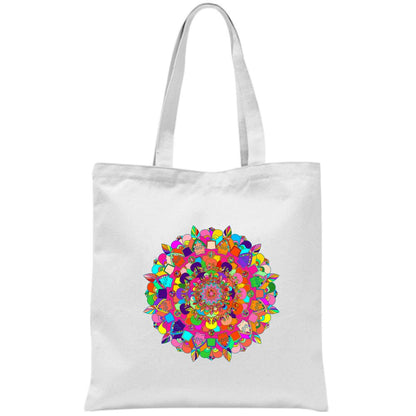 Borsa - Cotton Bag with Hand - Drawn Mandala Art Borsa - Blululi