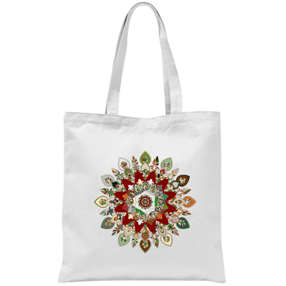 Borsa - Cotton Bag with Hand - Drawn Mandala Art Borsa - Blululi