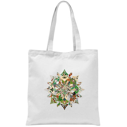 Borsa - Cotton Bag with Hand - Drawn Mandala Art Borsa - Blululi