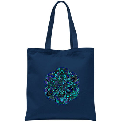 Borsa - Cotton Bag with Hand - Drawn Mandala Art Borsa - Blululi