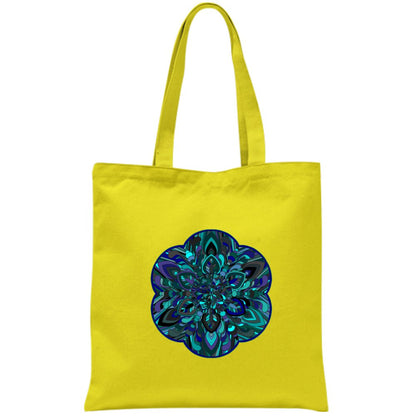 Borsa - Cotton Bag with Hand - Drawn Mandala Art Borsa - Blululi