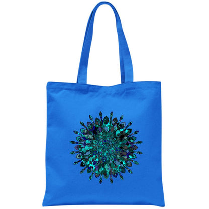 Borsa Cotton Bag with Hand - Drawn Mandala Art Borsa - Blululi