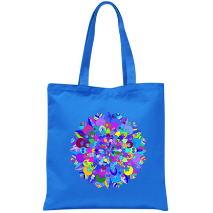 Borsa - Cotton Bag with Hand - Drawn Mandala Art Borsa - Blululi