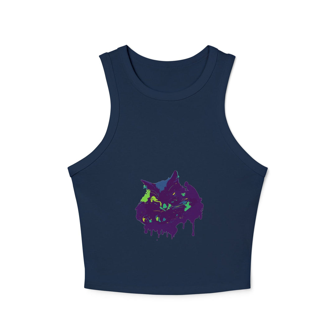 Cat Watercolor Racerback Tank Top Tank Top - Blululi