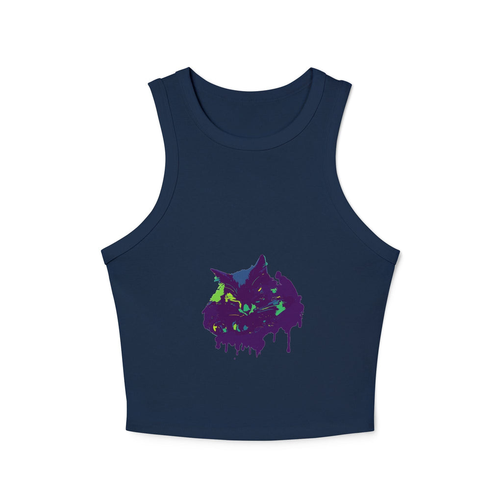 Cat Watercolor Racerback Tank Top Tank Top - Blululi