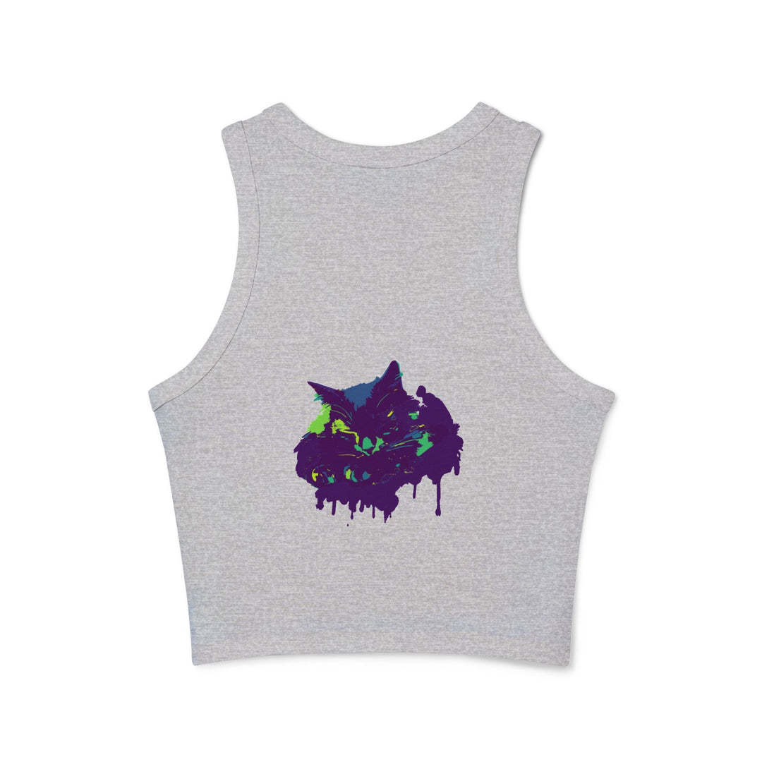 Cat Watercolor Racerback Tank Top Tank Top - Blululi